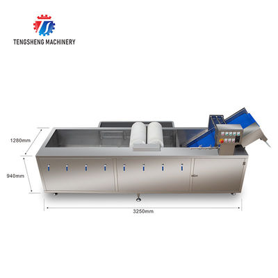 250KG Stainless steel washing machine Fruit and vegetable cleaning equipment can be assembled production line