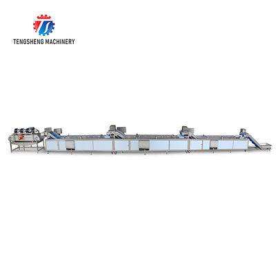 vegetable wash line pineapple juice processing line Pineapple bubble washing and vibrating air-drying line fruit processing machinery pineapple processing line