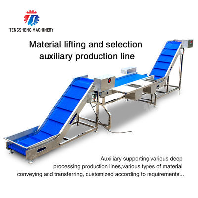 Material lifting and selection auxiliary production line Orange Vegetable Leaves Vegetables sward beans  soybeans  green beans  chickpeas beans  red beans  mung beans  green peas beans Potato