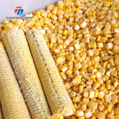 Stainless Steel Sweet Corn Skin Peeler And Thresher Machine Corn Kernel Husking