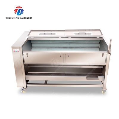 Ginger Potato Carrot Taro Sweet potato Yam Saiko persimmon papaya horseshoe Sealed Cover Type Peeling Machine Wash Washer Washing Cleaning